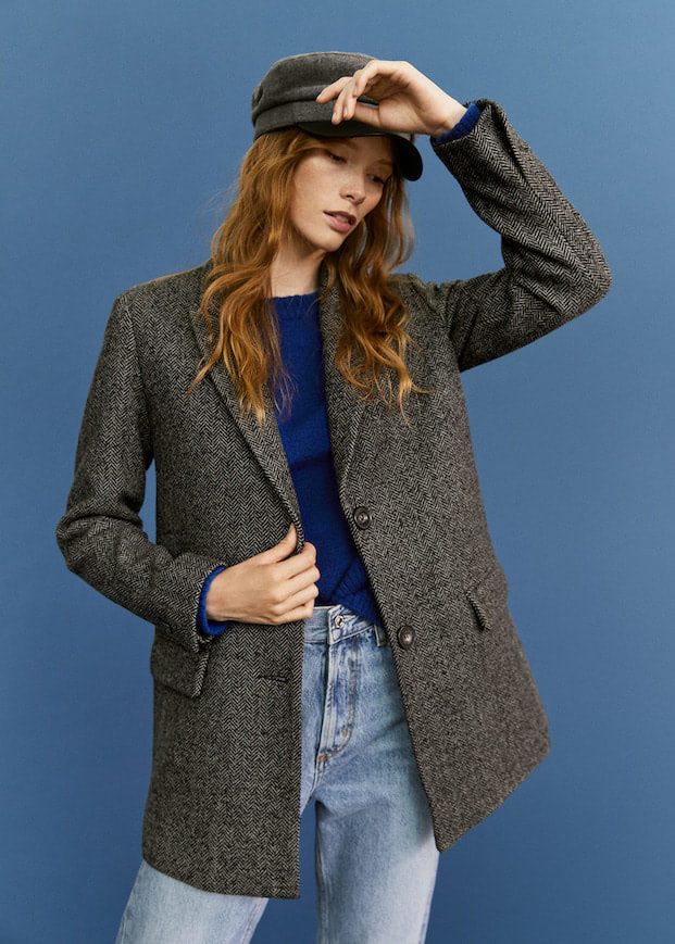 Textured wool blazer - Image 2