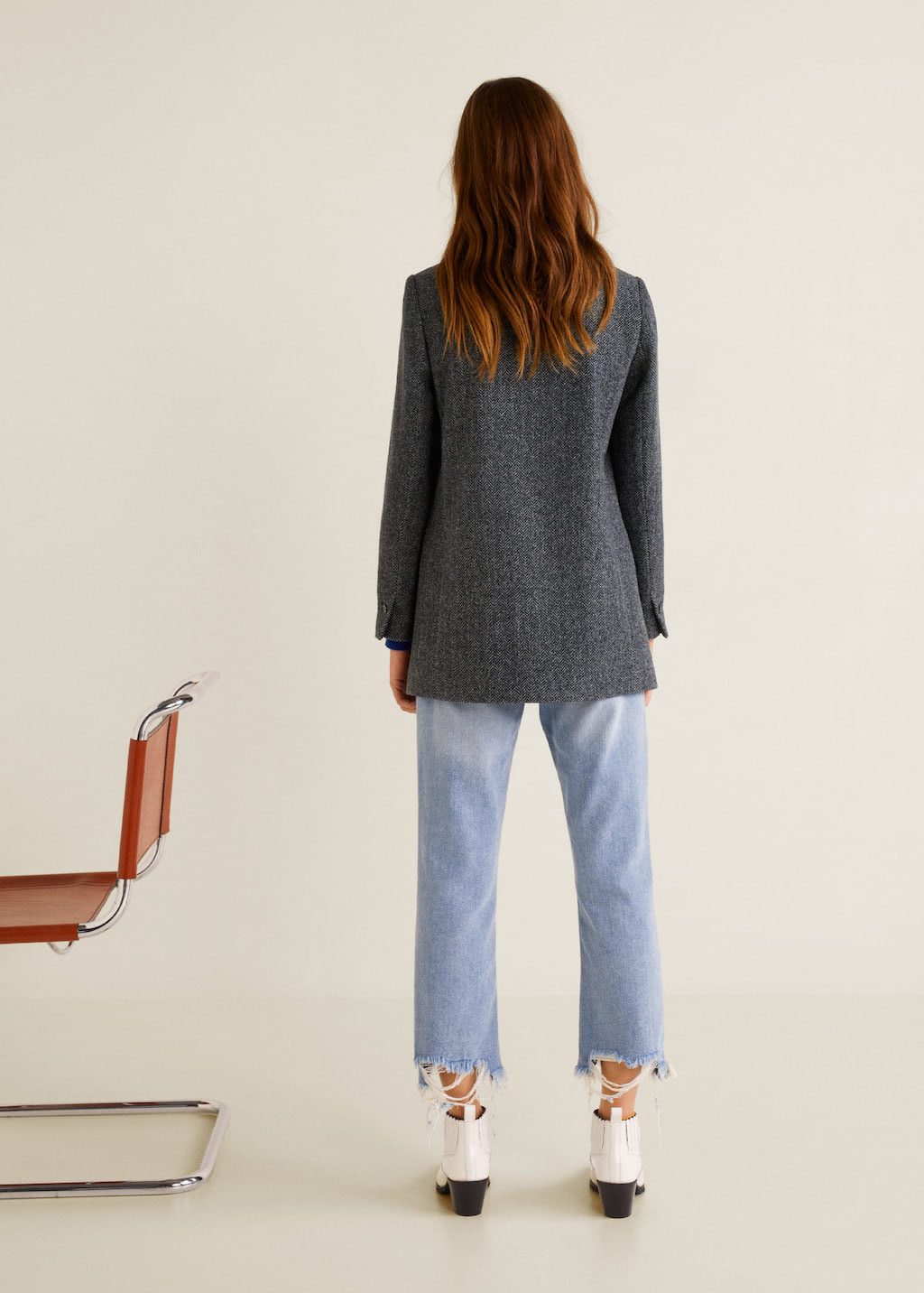 Textured wool blazer - Image 4